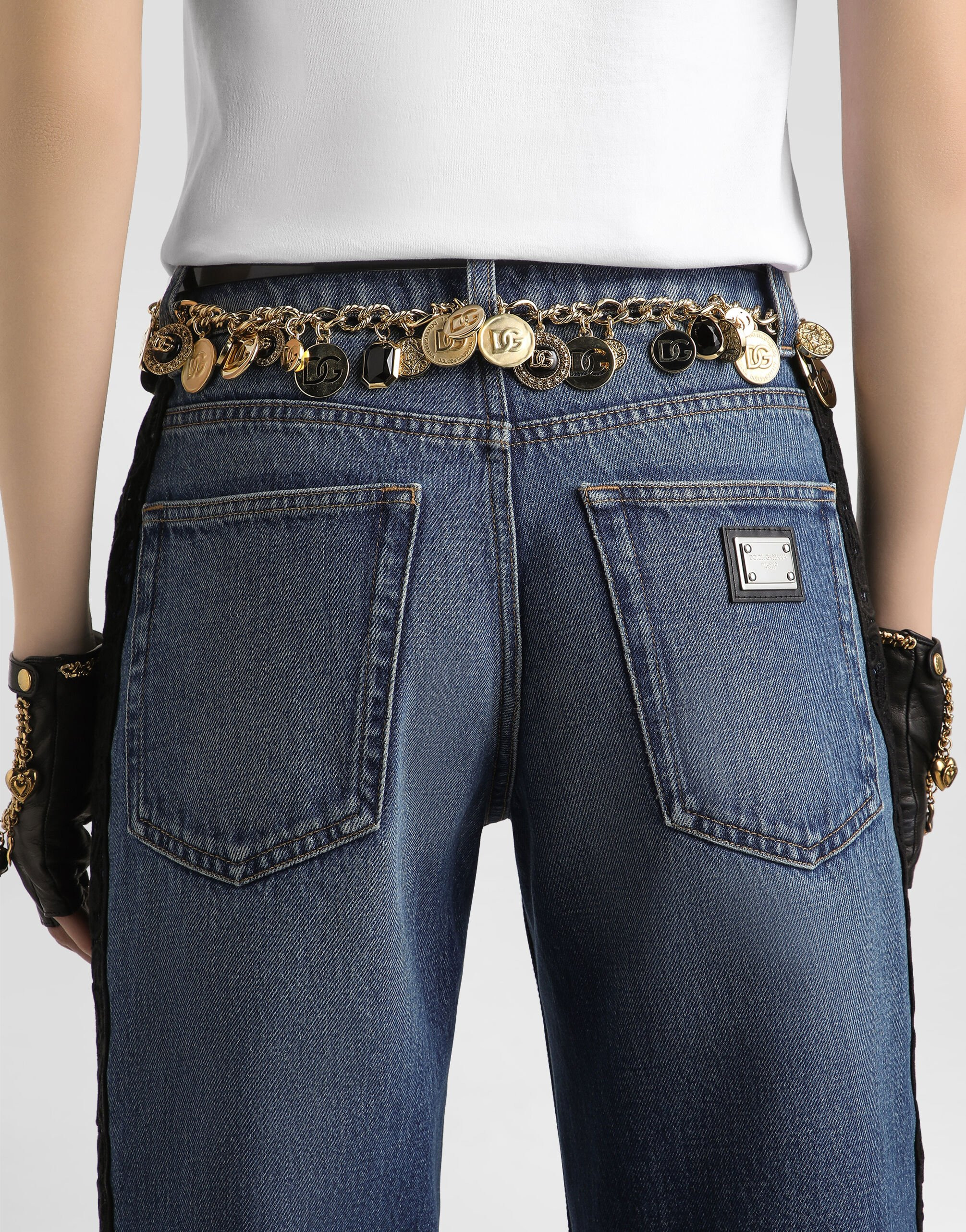 5-pocket denim trousers - 3