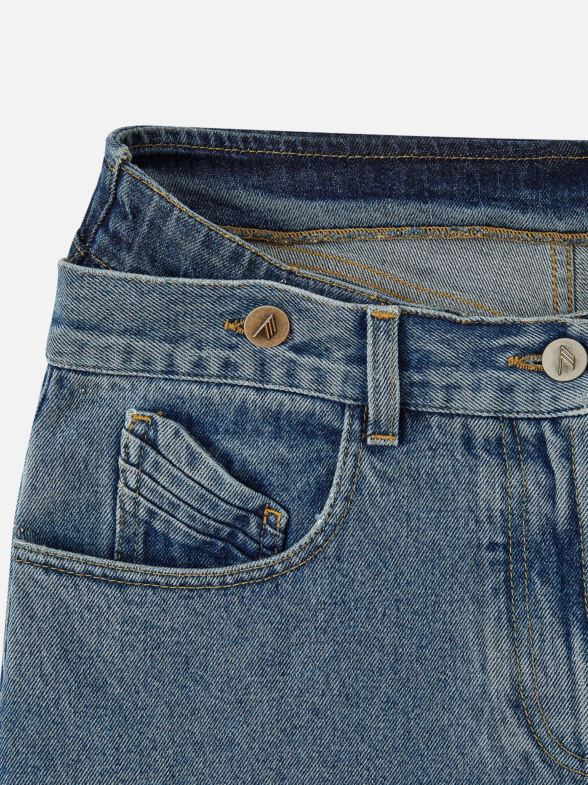 デニム・ジーパン The Attico Light Blue Denim Long Pants Light blue long pants for Women | THE ATTICO®