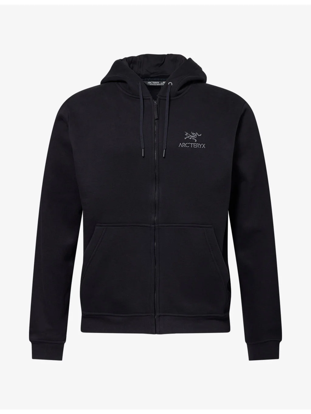 Emblem Zip-Up Fleece Hoody - 1