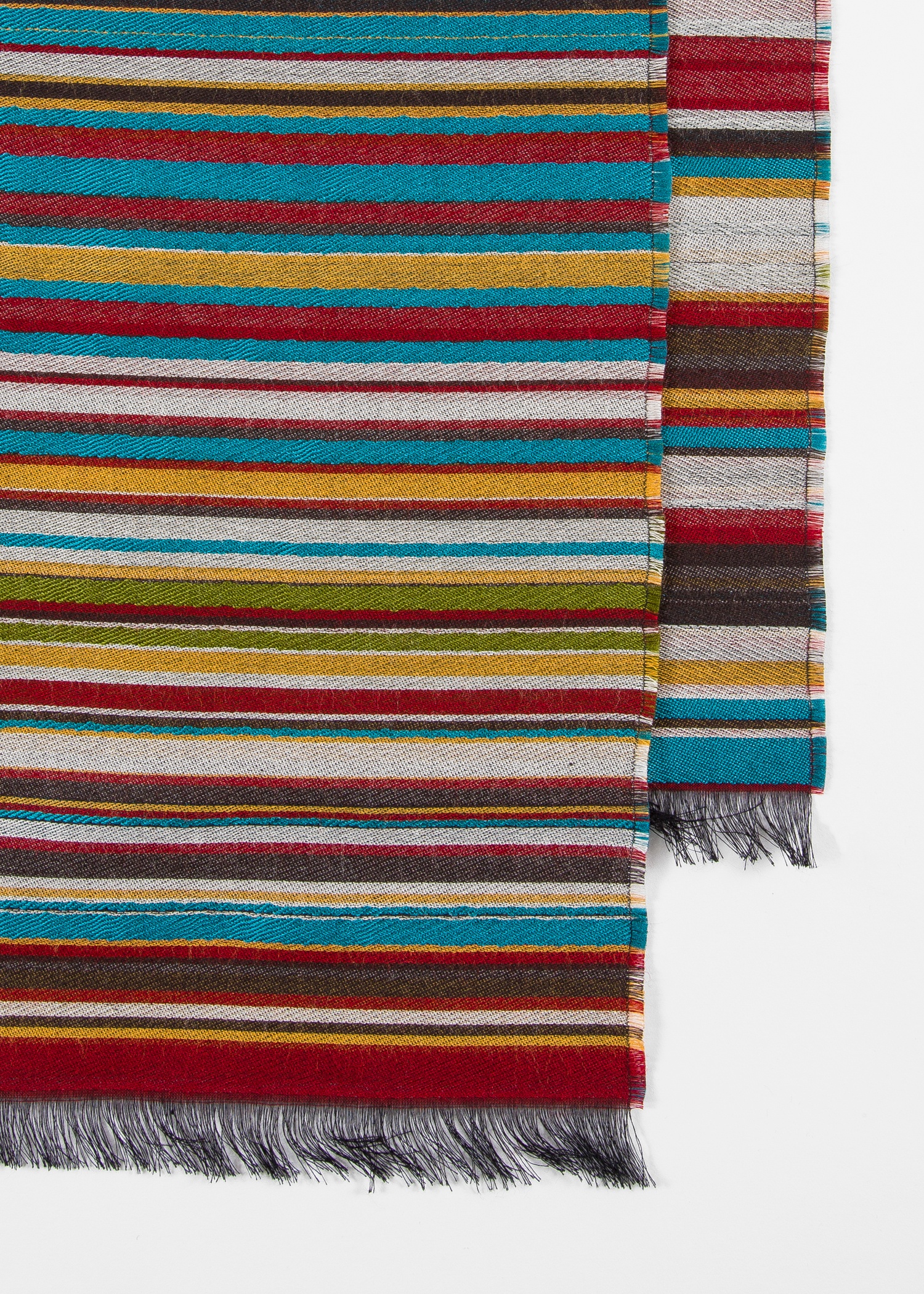 Multi 'Signature Stripe' Jacquard Scarf - 3