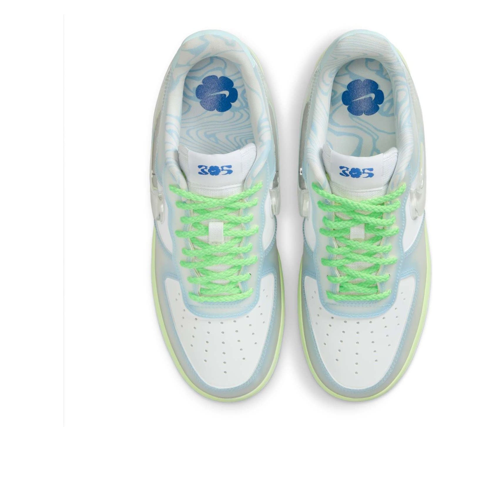 (WMNS) Nike x SWDC Air Force 1 Low 'Psychic Blue' HJ4399-400 - 4