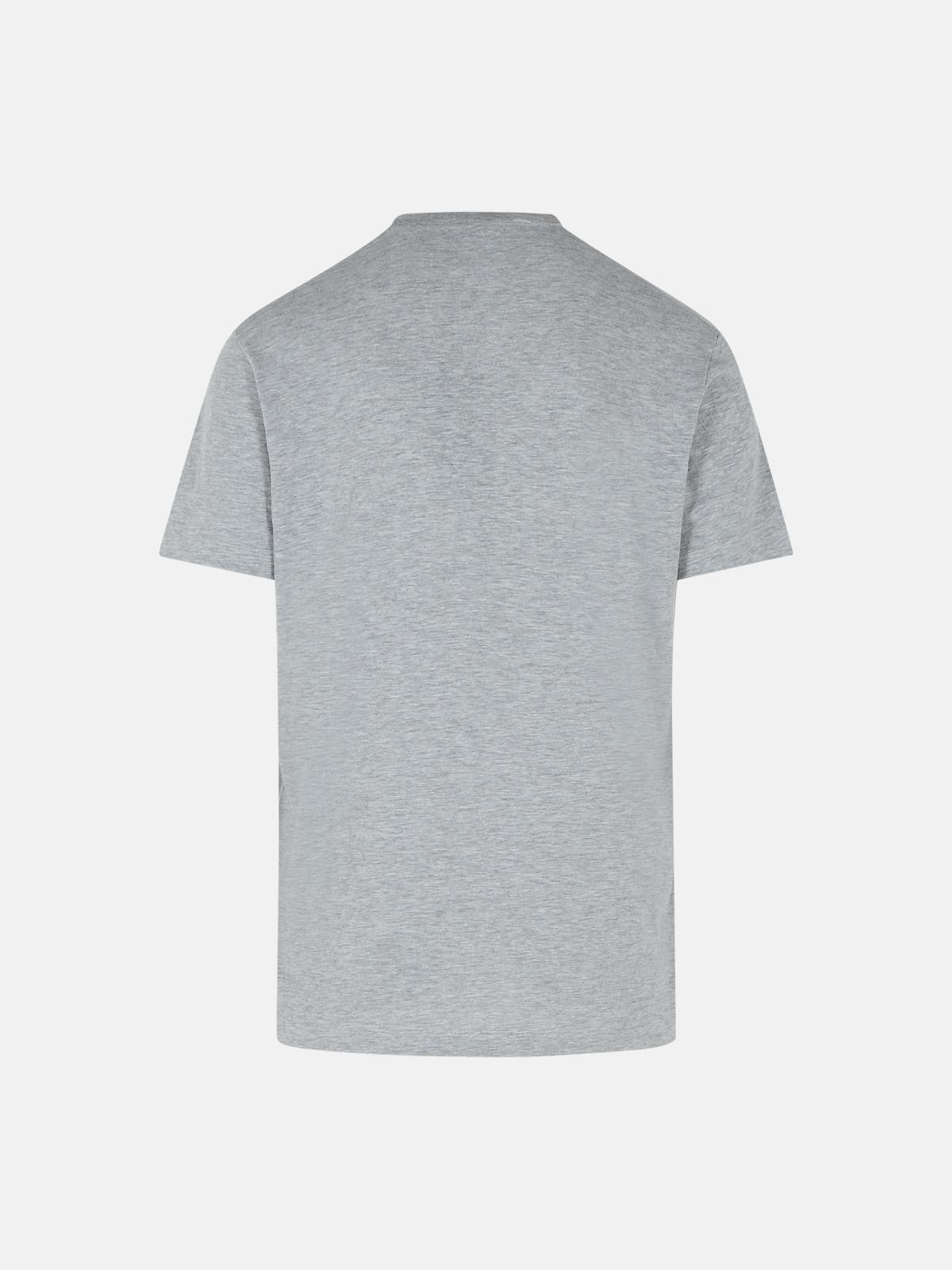GRAY COTTON T-SHIRT - 3