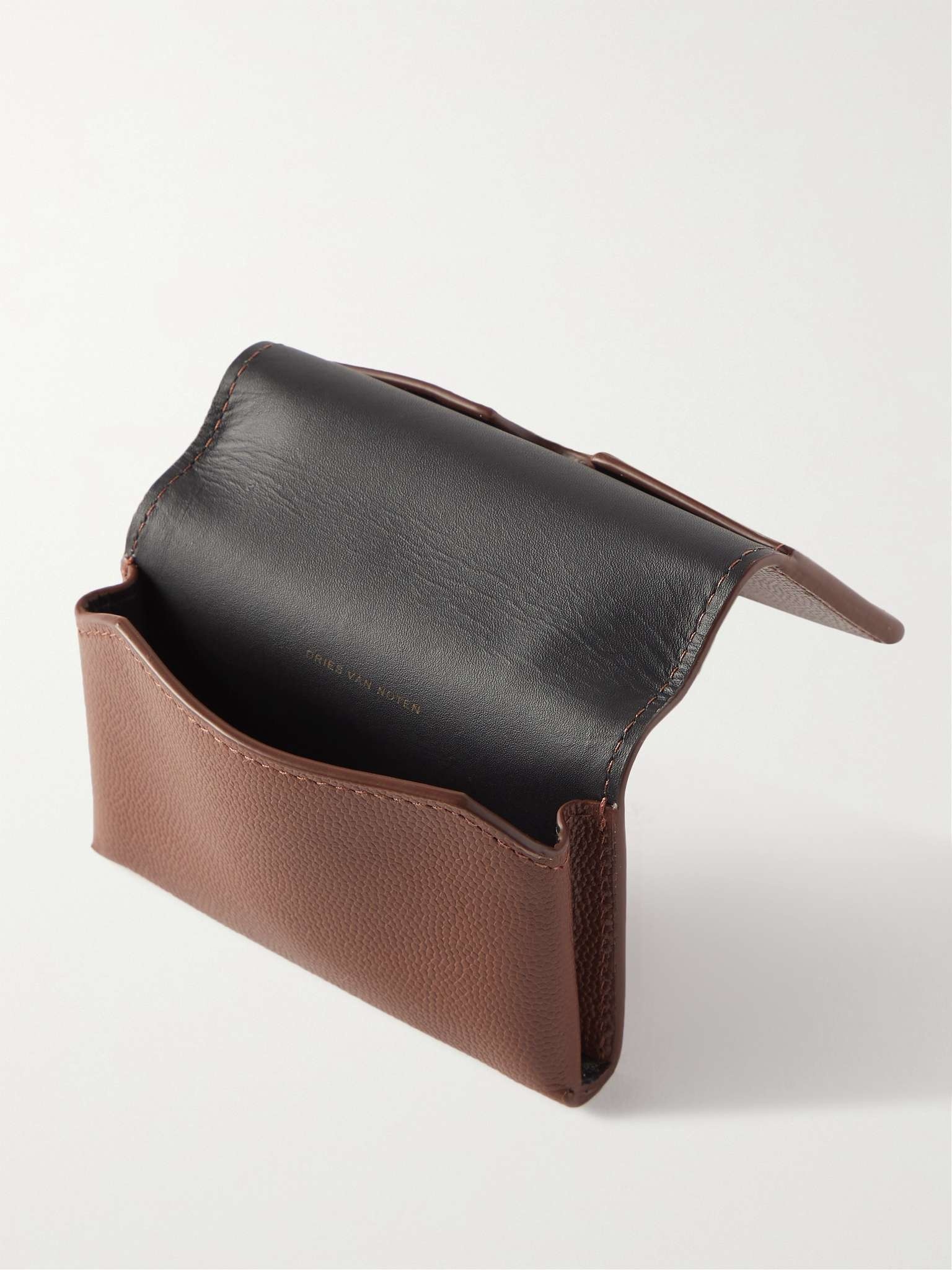 Pebble-Grain Leather Billfold Cardholder - 2