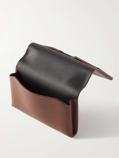 Dries Van Noten Pebble-Grain Leather Billfold Cardholder outlook