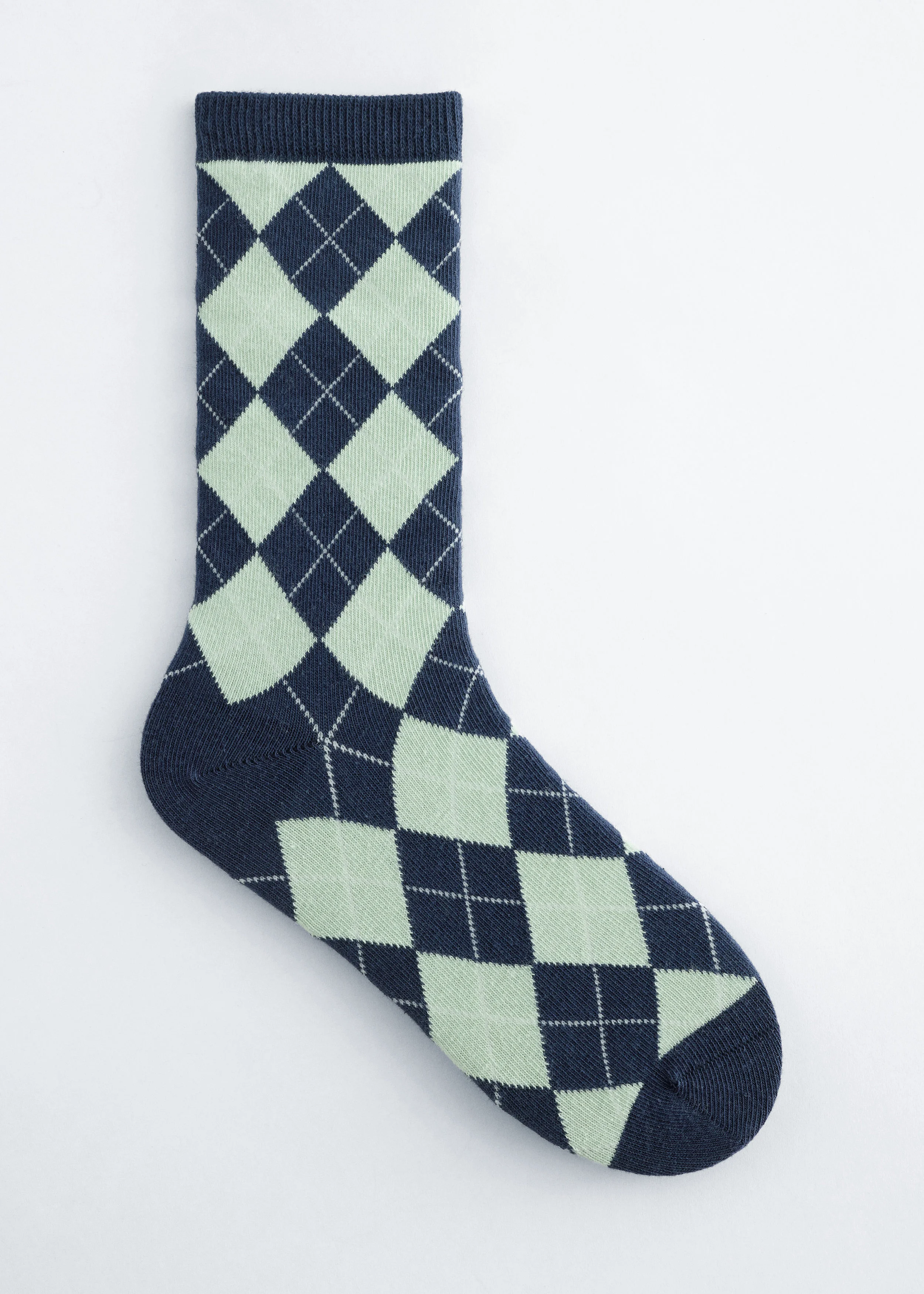 Harlequin Pattern Socks - 1