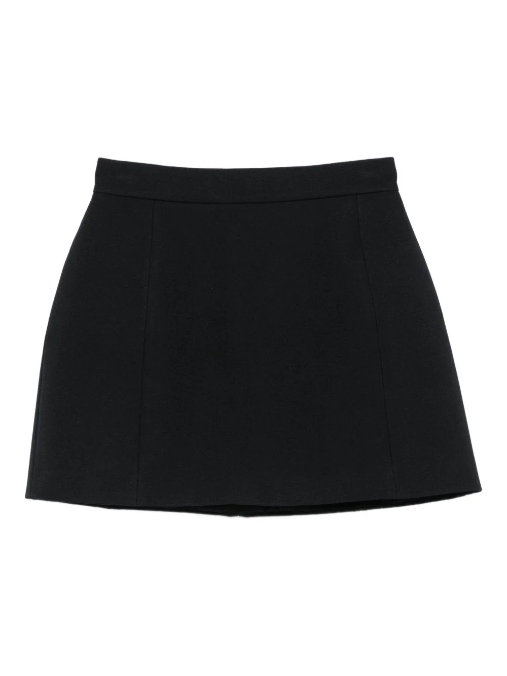 straight-waistband straight mini skirt - 1