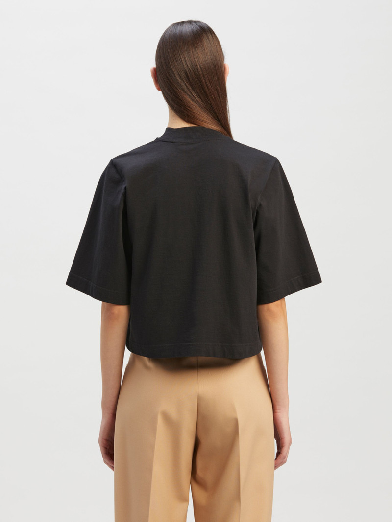 Star Sprayed cropped T-shirt 5