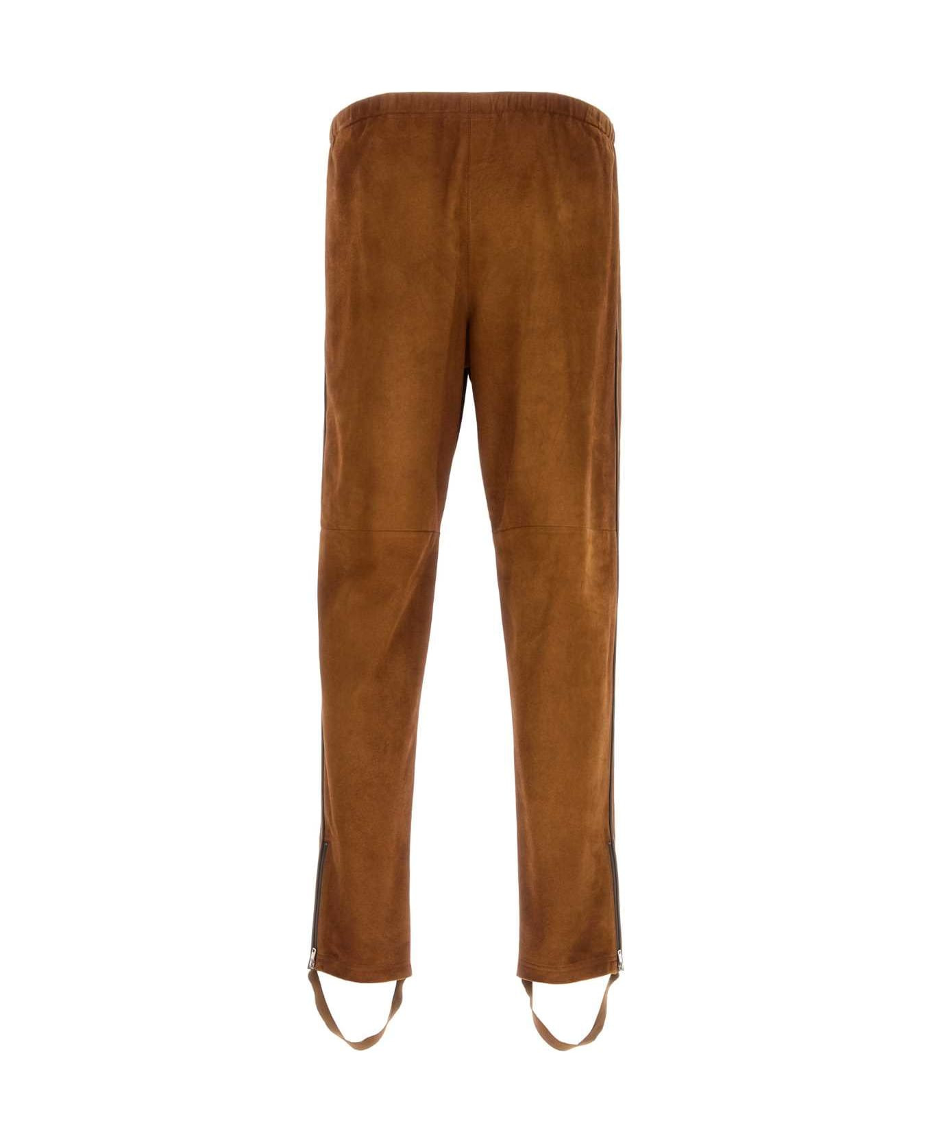 Caramel Suede Pant - 2