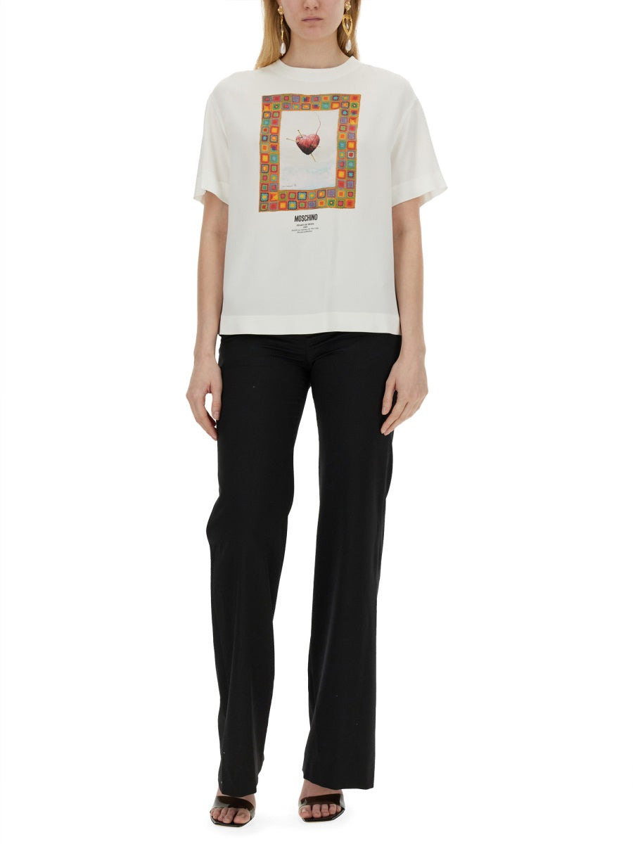 Moschino Women T-Shirt "Heart" - 2