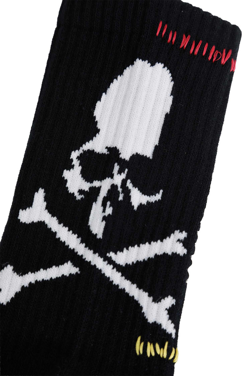 MASTERMIND WORLD Mv Stitch Ribbed Knit Socks outlook