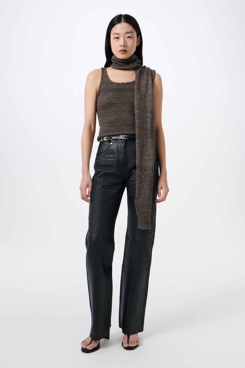 Our Legacy Wata Cut Whisker Black Buffed Lambskin outlook