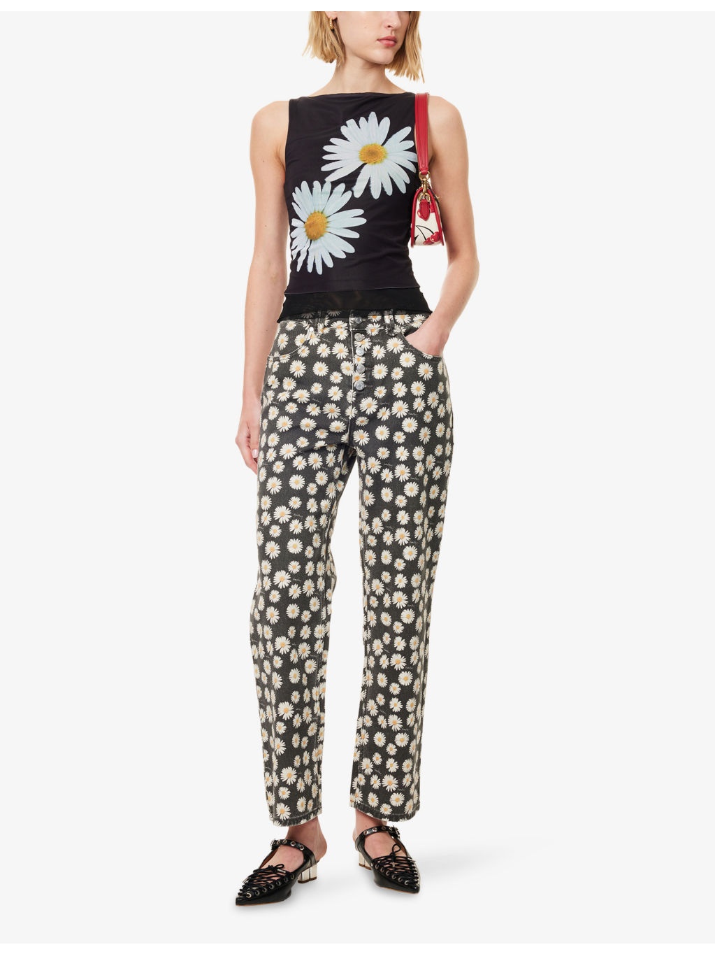 Daisy Jessie Straight-Leg High-Rise Jeans - 2