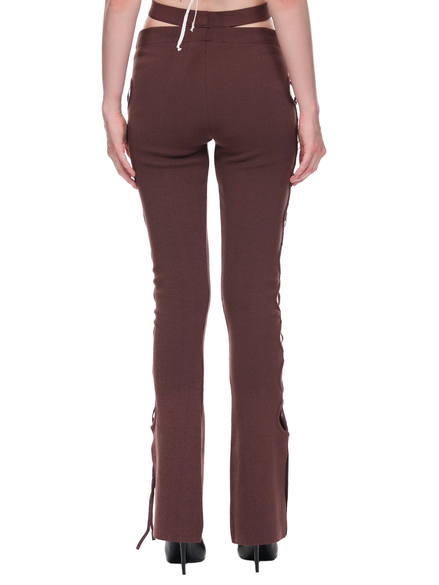 Knit Cut-Out Pants - 3