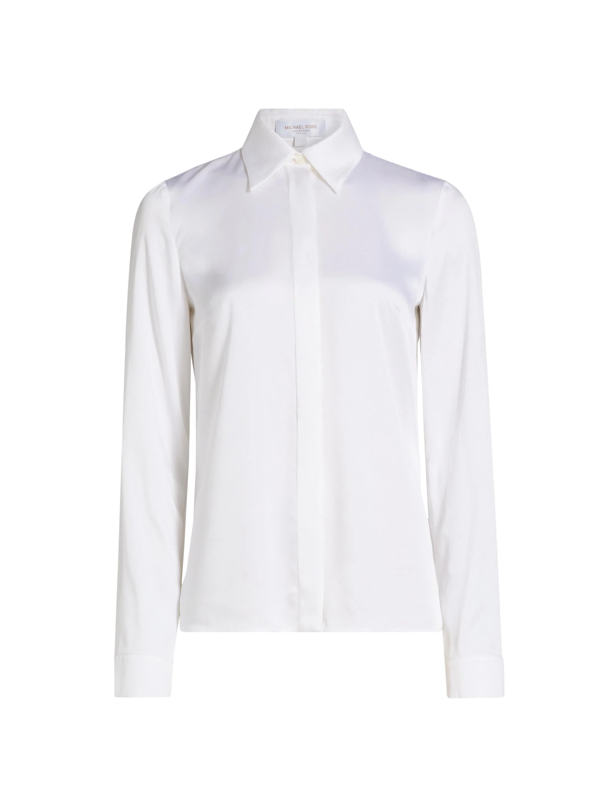 Women's Hansen Charmeuse Shirt - Optic White - 1