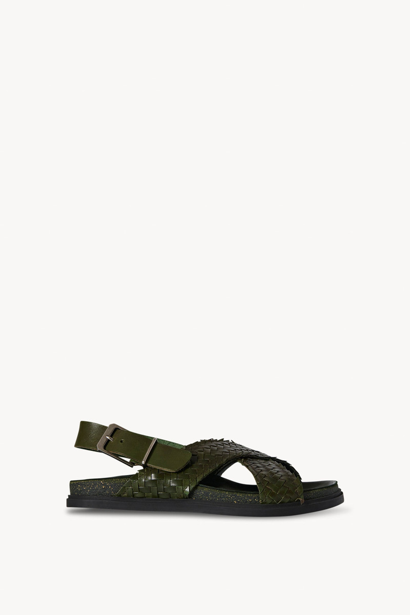 Buckle Sandal in Leather - 1