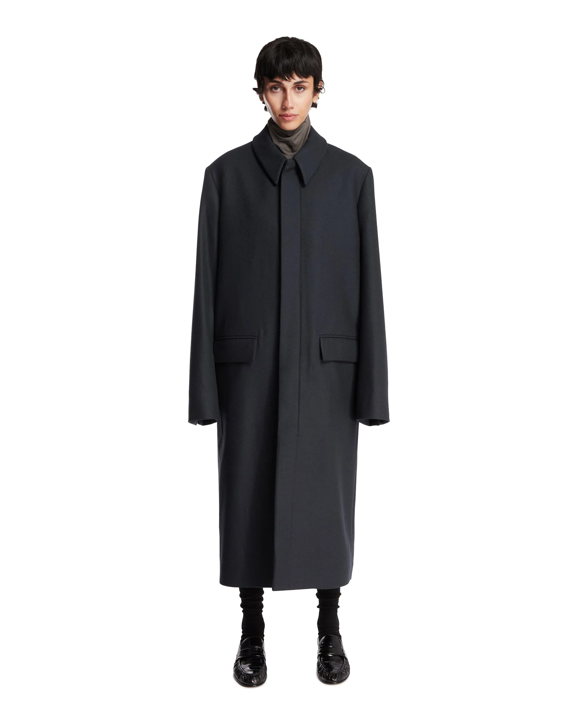 Blue Loden Coat Plombe - 1