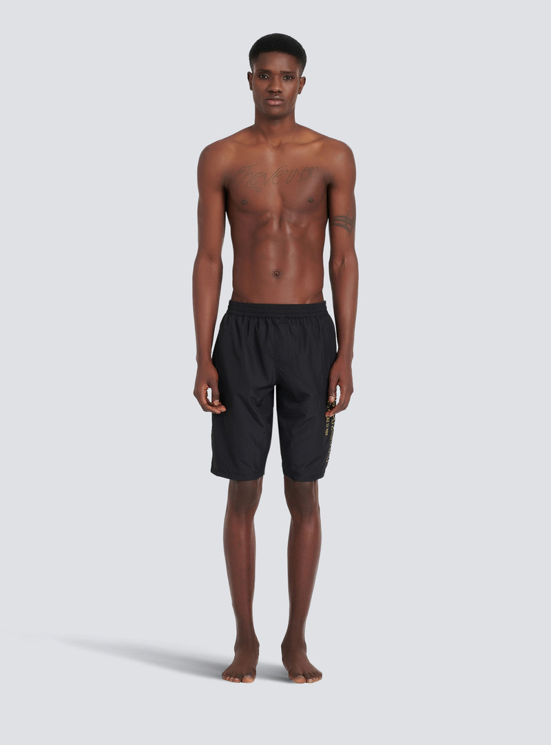 Balmain logo swim shorts 3