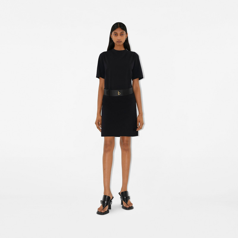 Burberry Wide Leather Rocking Horse Belt outlook