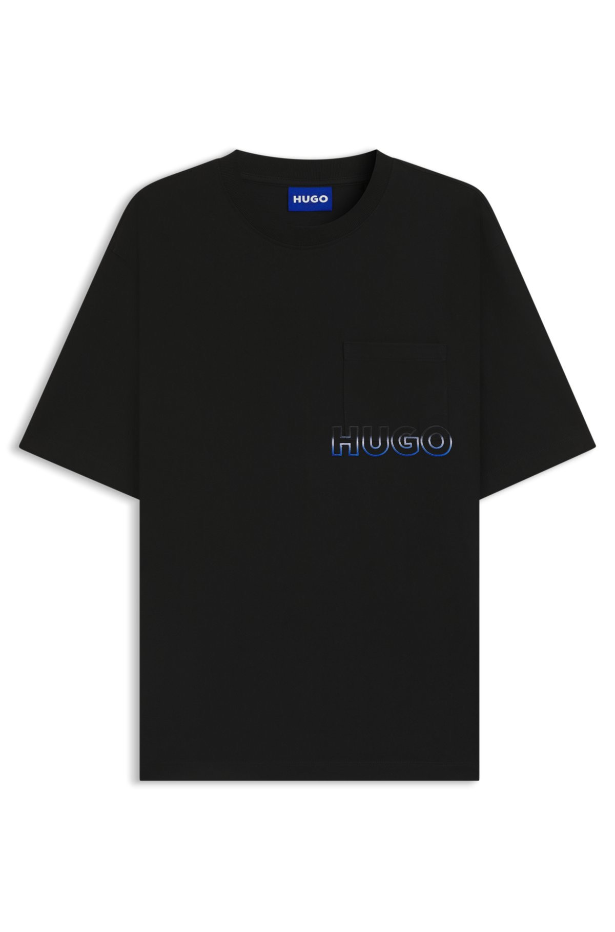COTTON-JERSEY T-SHIRT WITH REVERSE-LOGO EMBROIDERY - 1