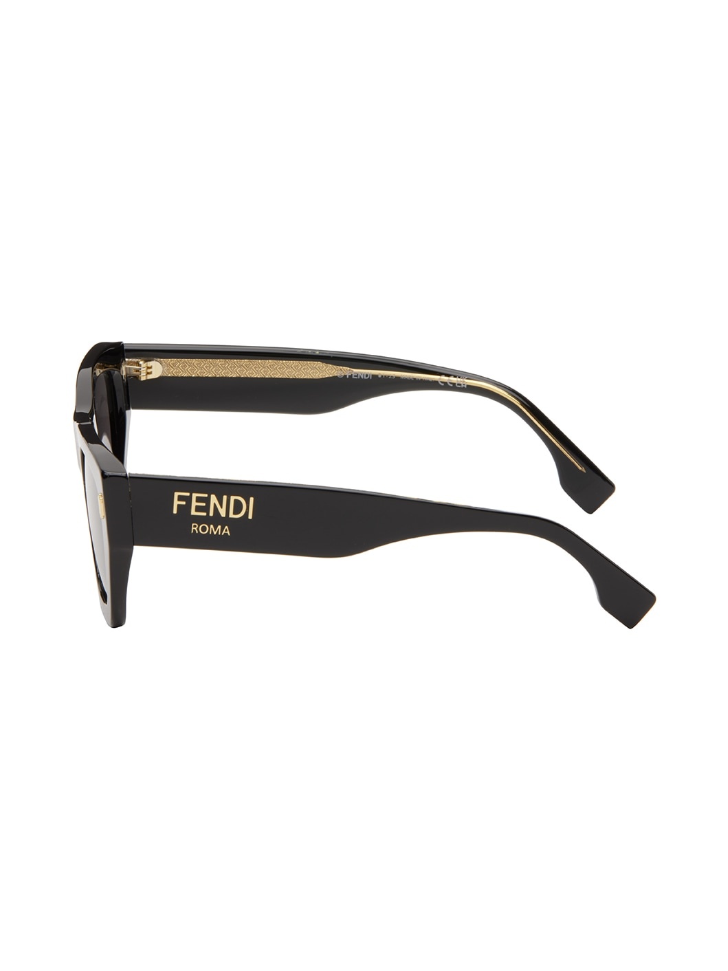 Black Fendi Roma Sunglasses - 3