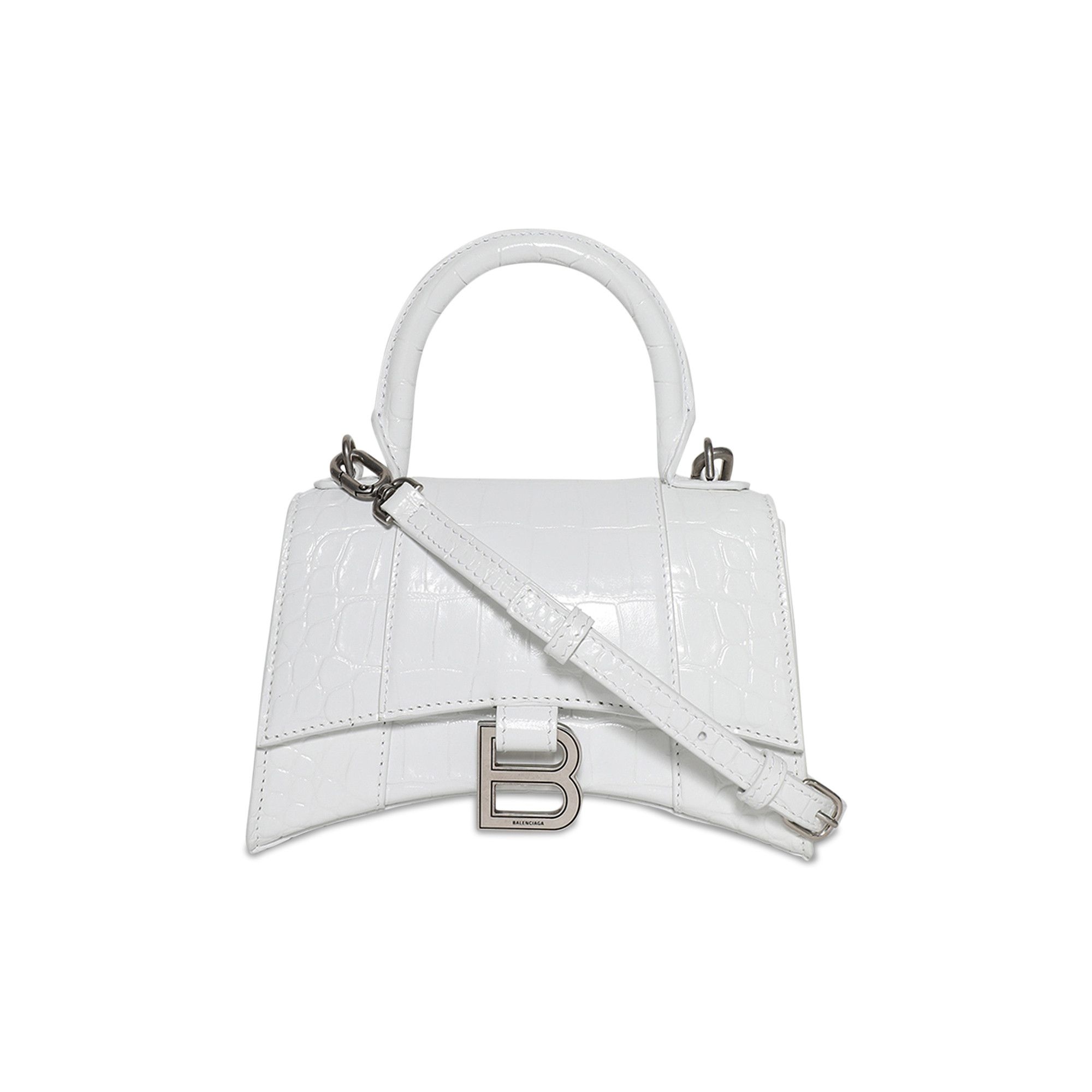 Balenciaga Hourglass Top Handle 'Optic White' - 1