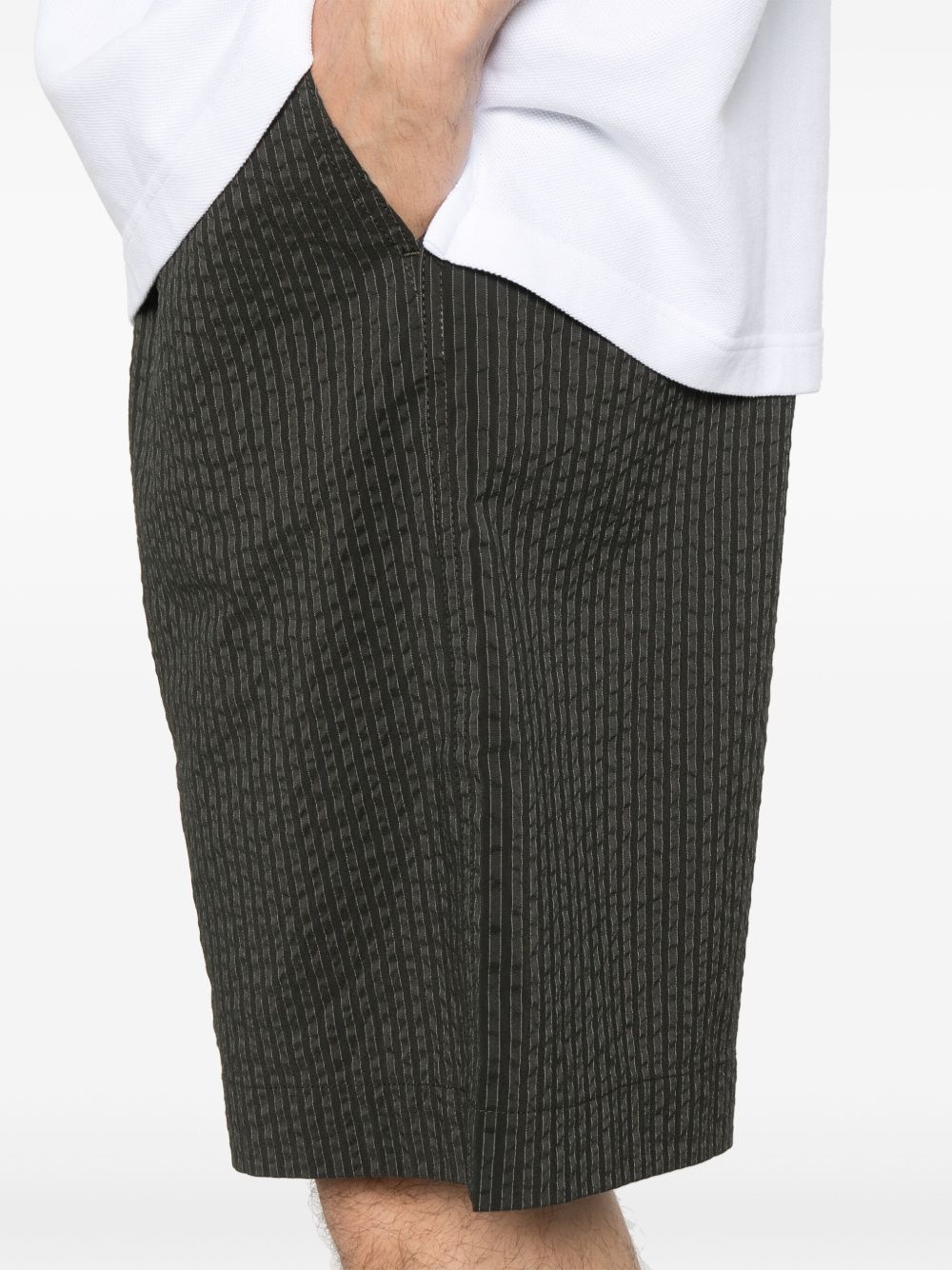 elasticated bermuda shorts - 5