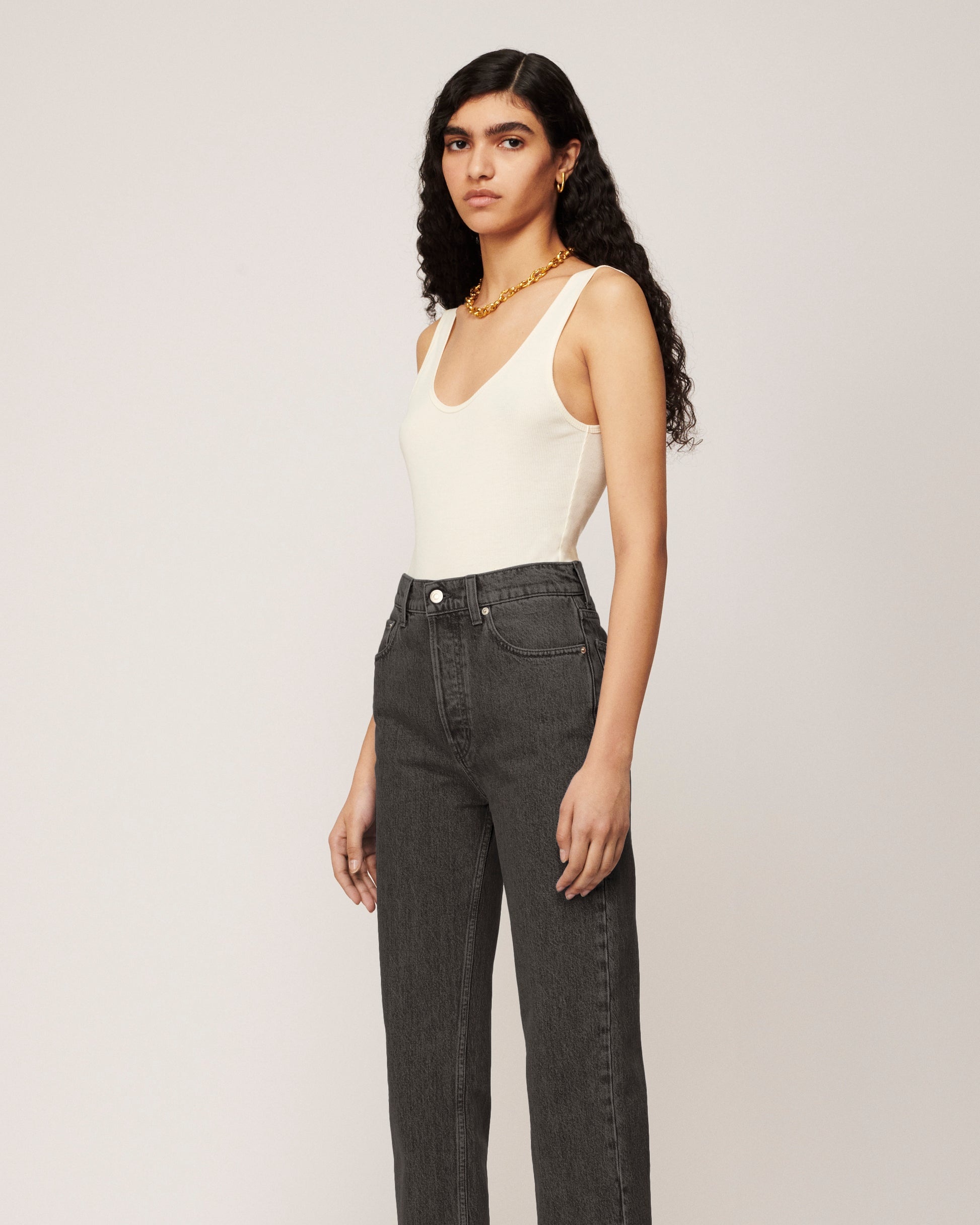 Straight Leg Jeans - 5