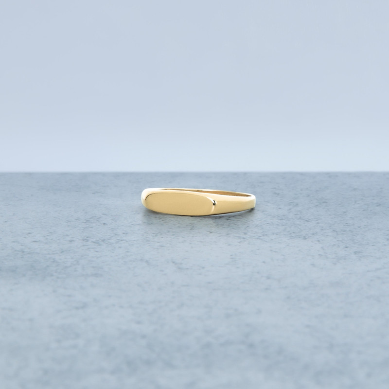 Bold Stacker Signet Ring 5