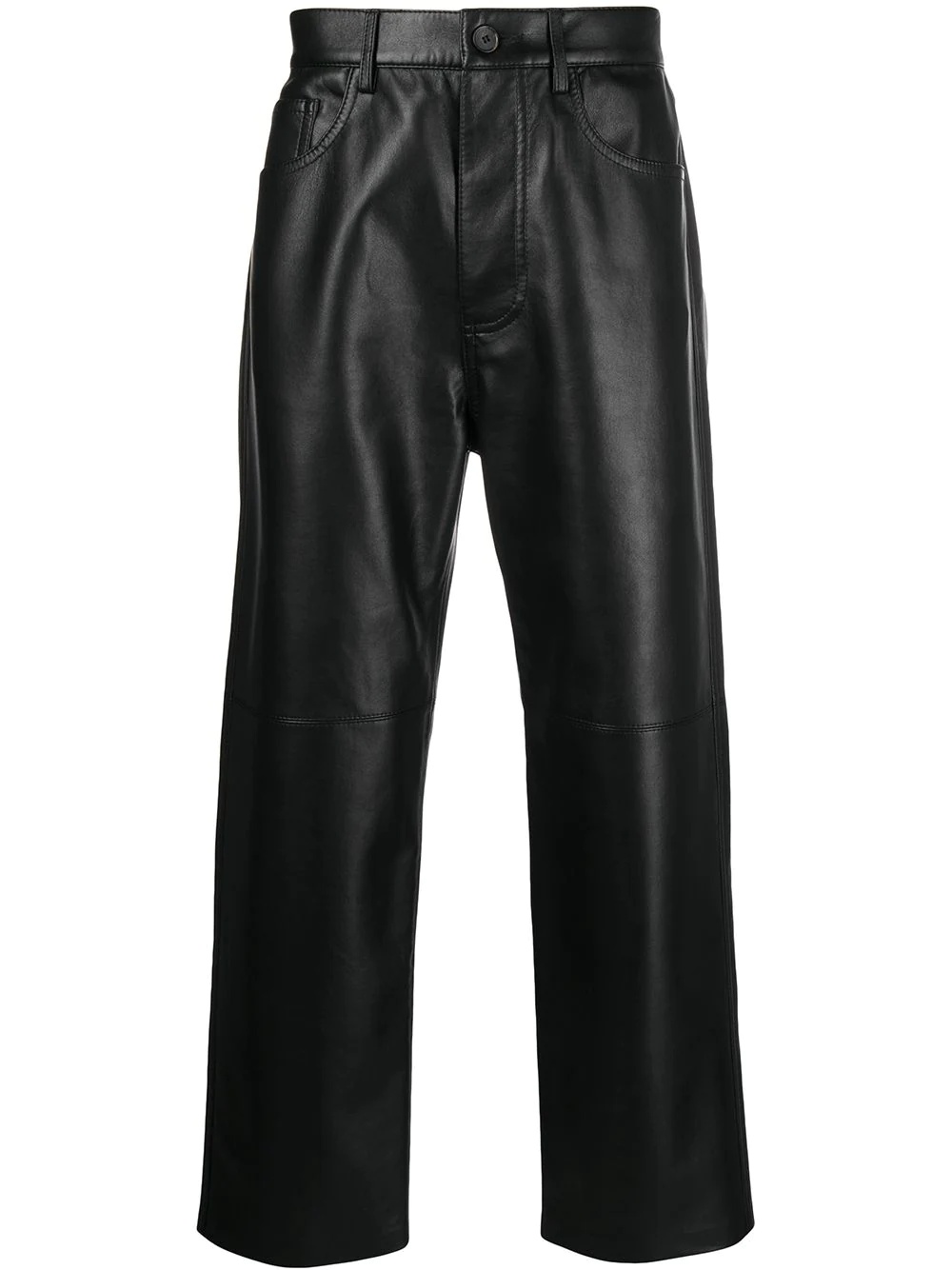 Nor faux-leather trousers - 1