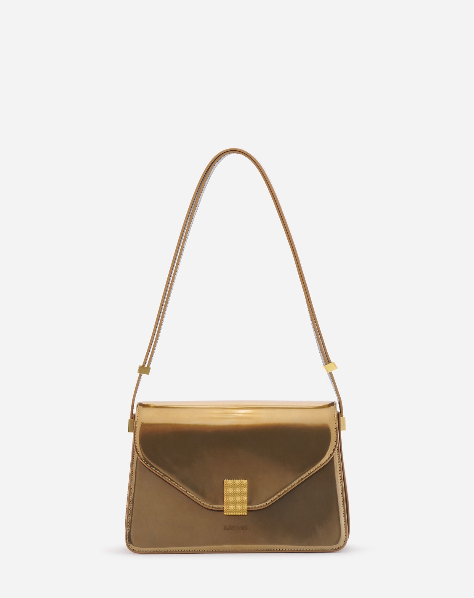 SMALL CONCERTO BAG IN METALLIC LEATHER - 1