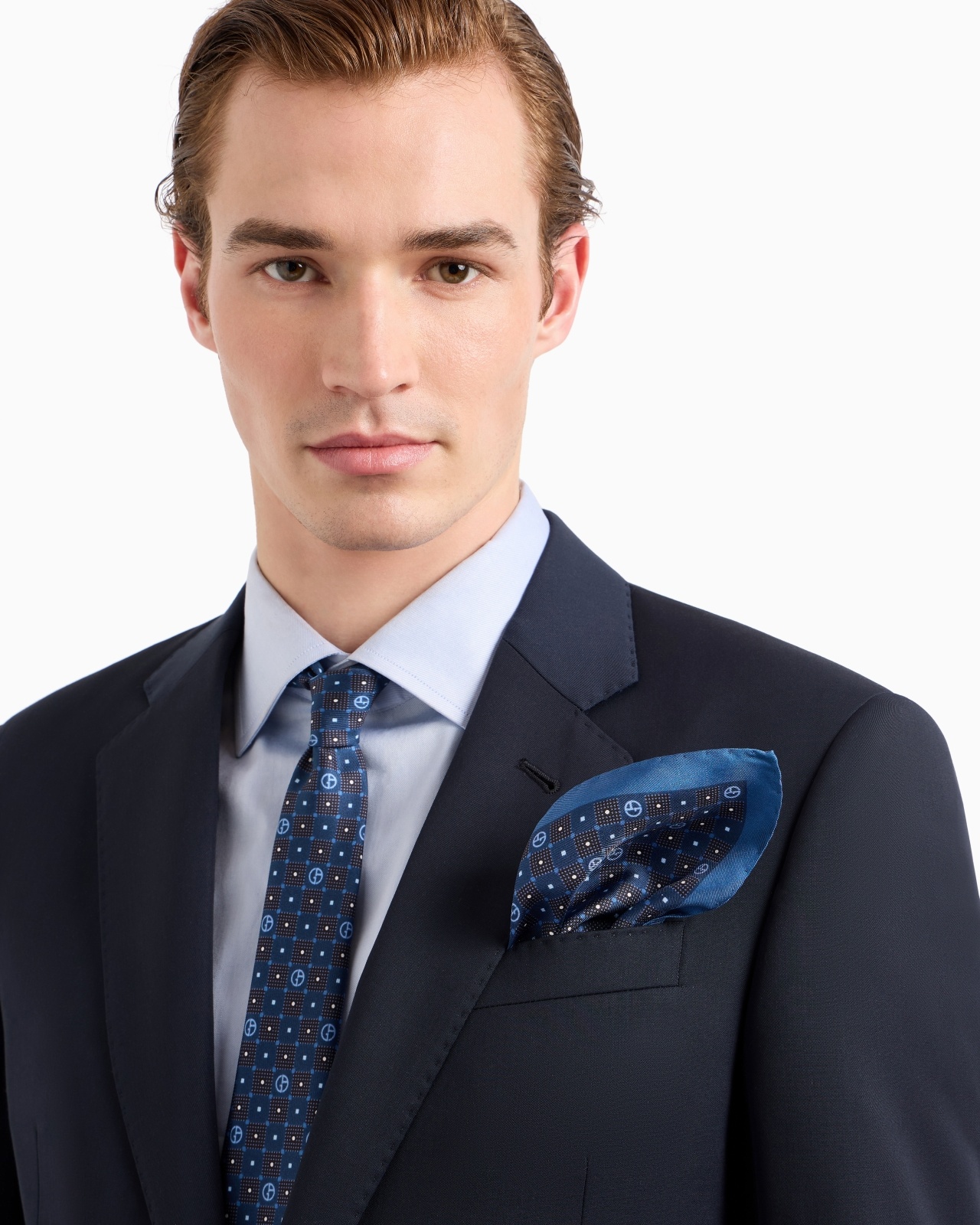 PRINTED SILK POCKET SQUARE - 3