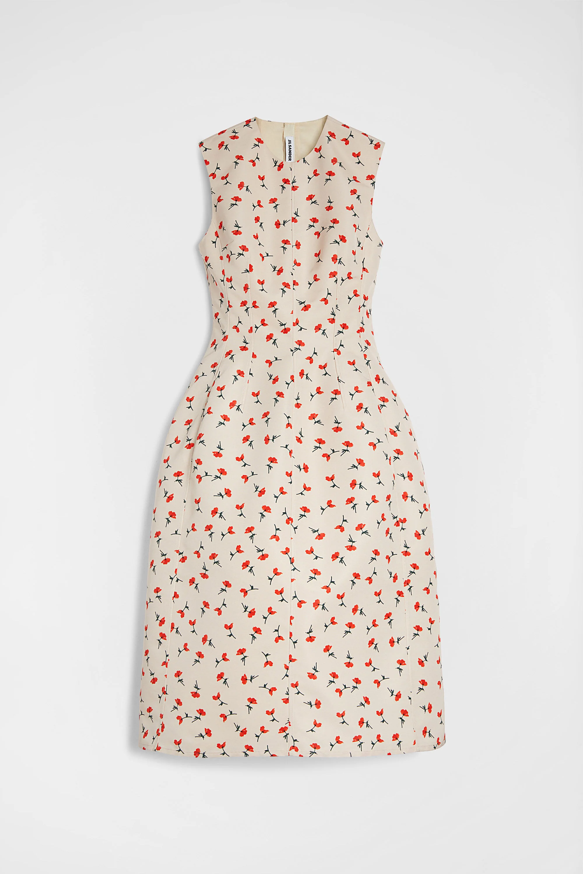 Technical Faille Printed Dress - 1