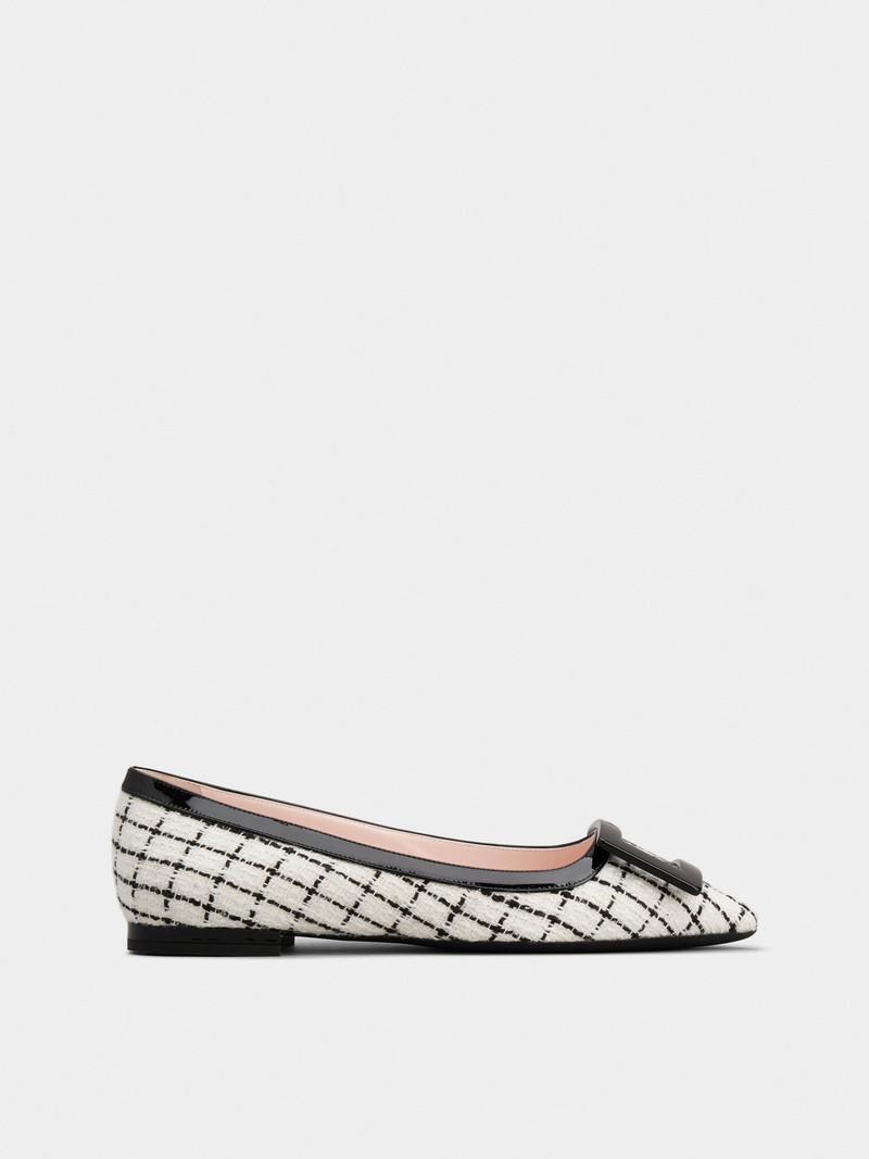 Gommettine Ballerinas in tweed - 1