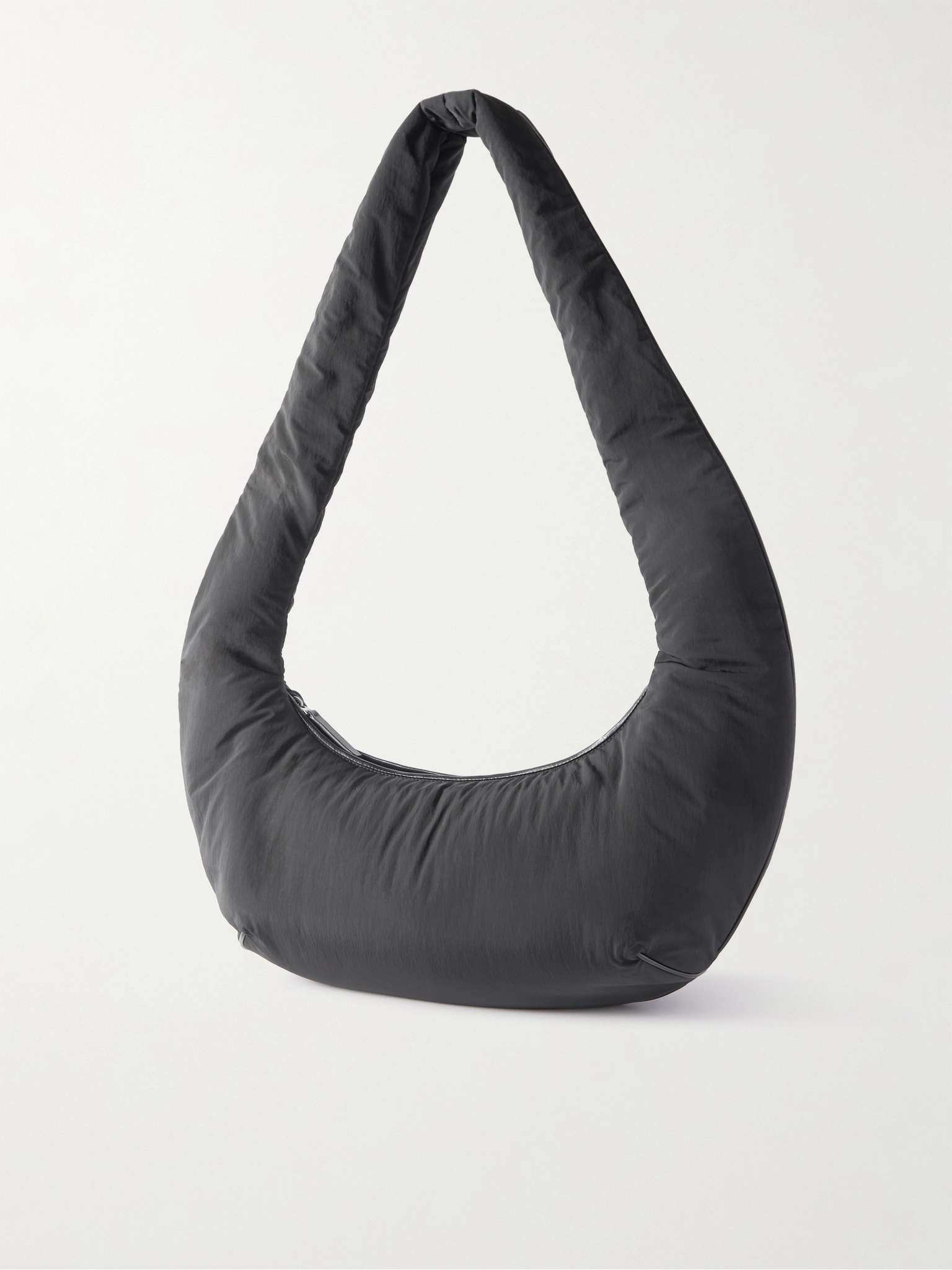 Padded Paper Nylon Messenger Bag - 4