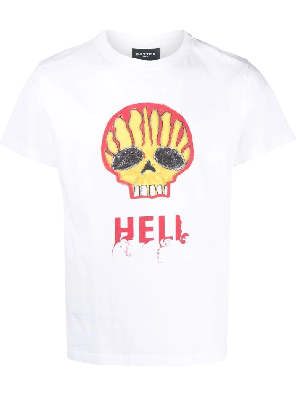 skull-print short-sleeve T-shirt - 1