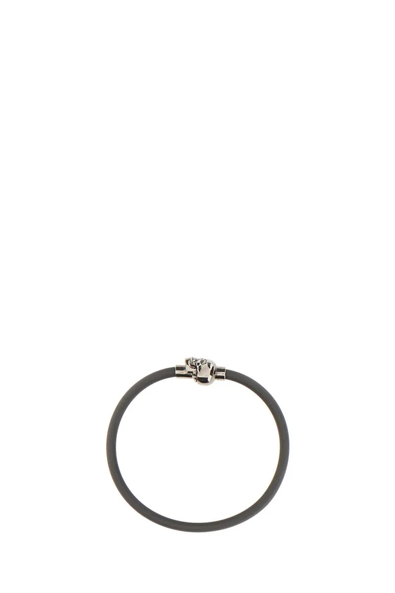 Alexander Mcqueen Skull Rubber Bracelet - 1