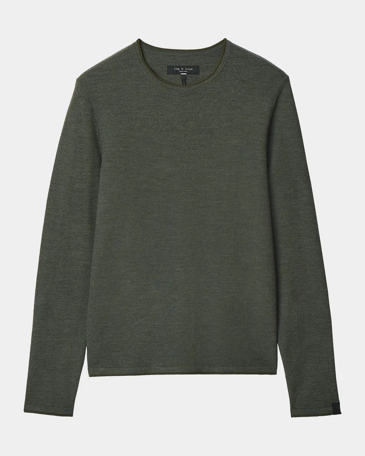 Brooks Merino Wool Crewneck Sweater - 1