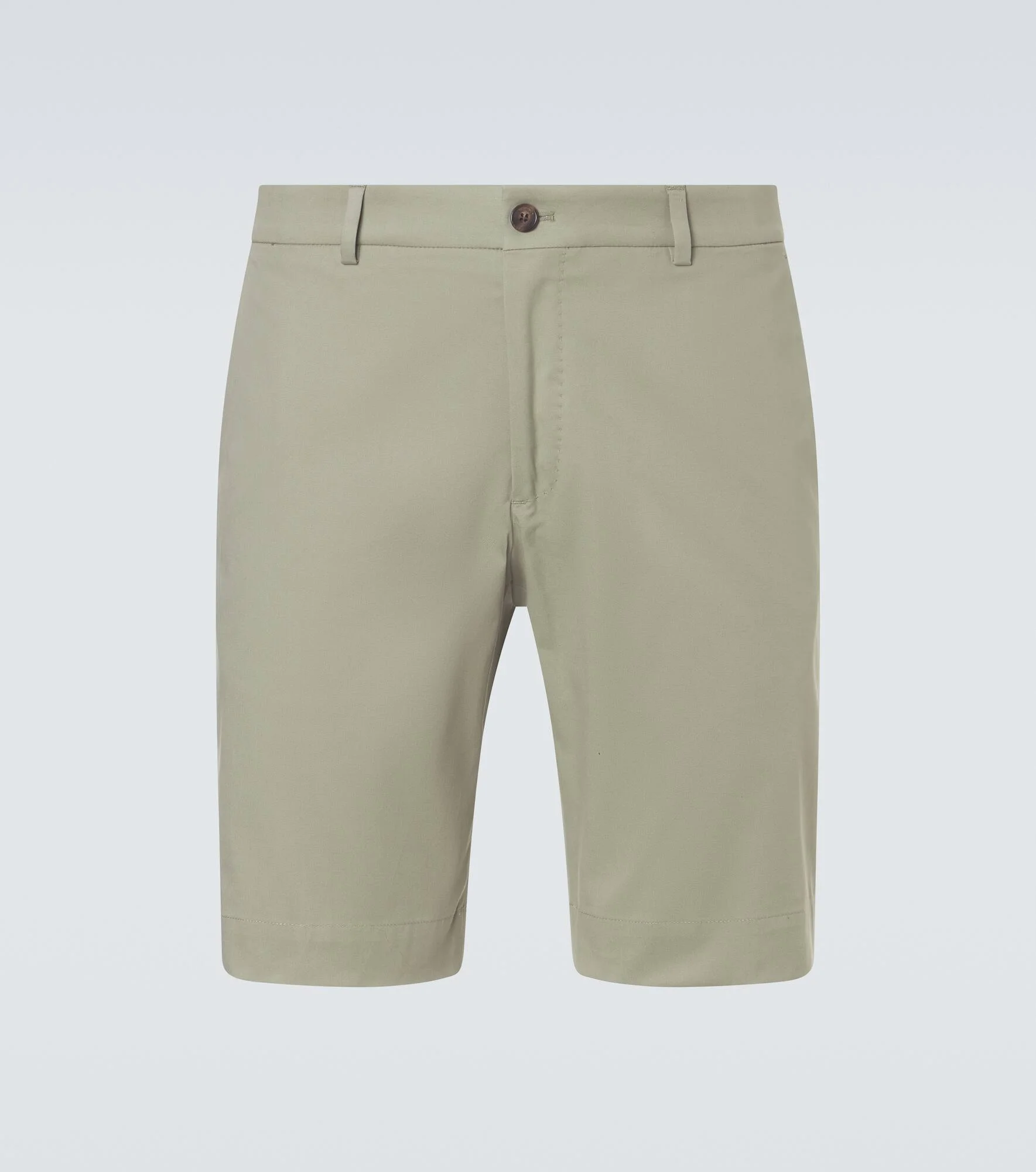 Cotton-blend Bermuda shorts - 1