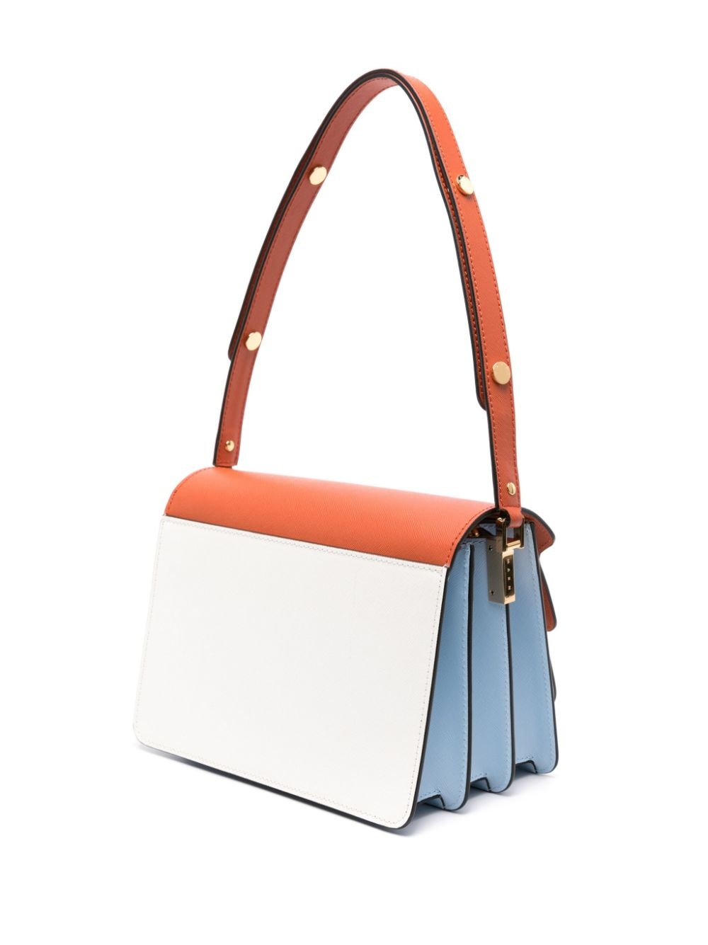 Trunk colour-block crossbody bag - 3