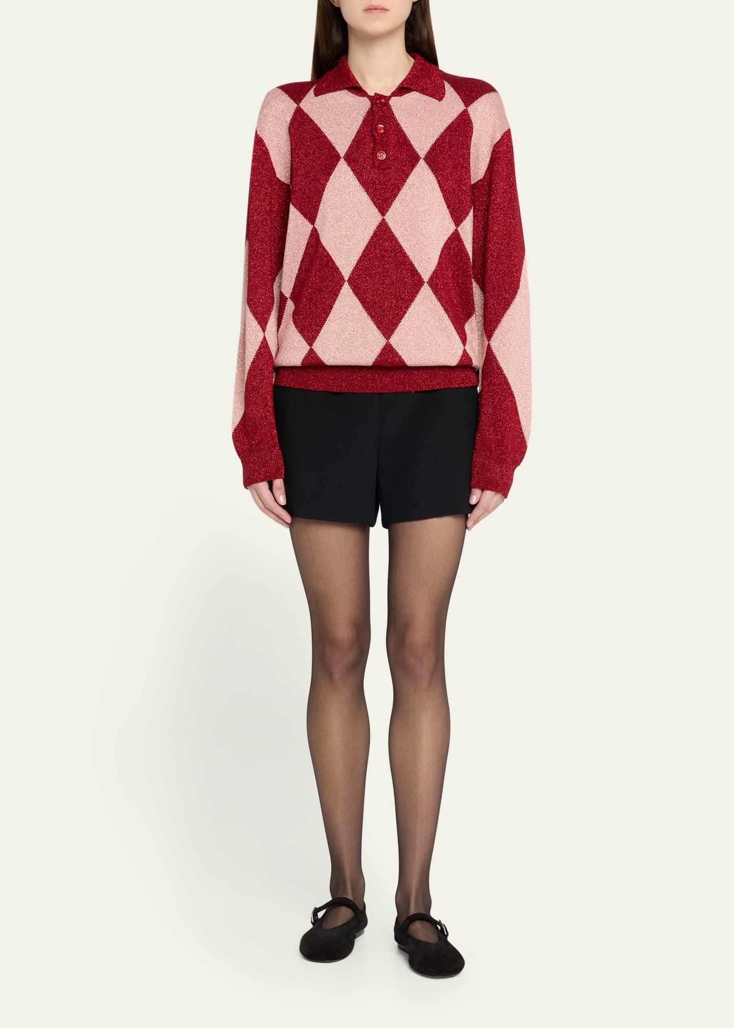 Jockey Argyle Polo Sweater - 2