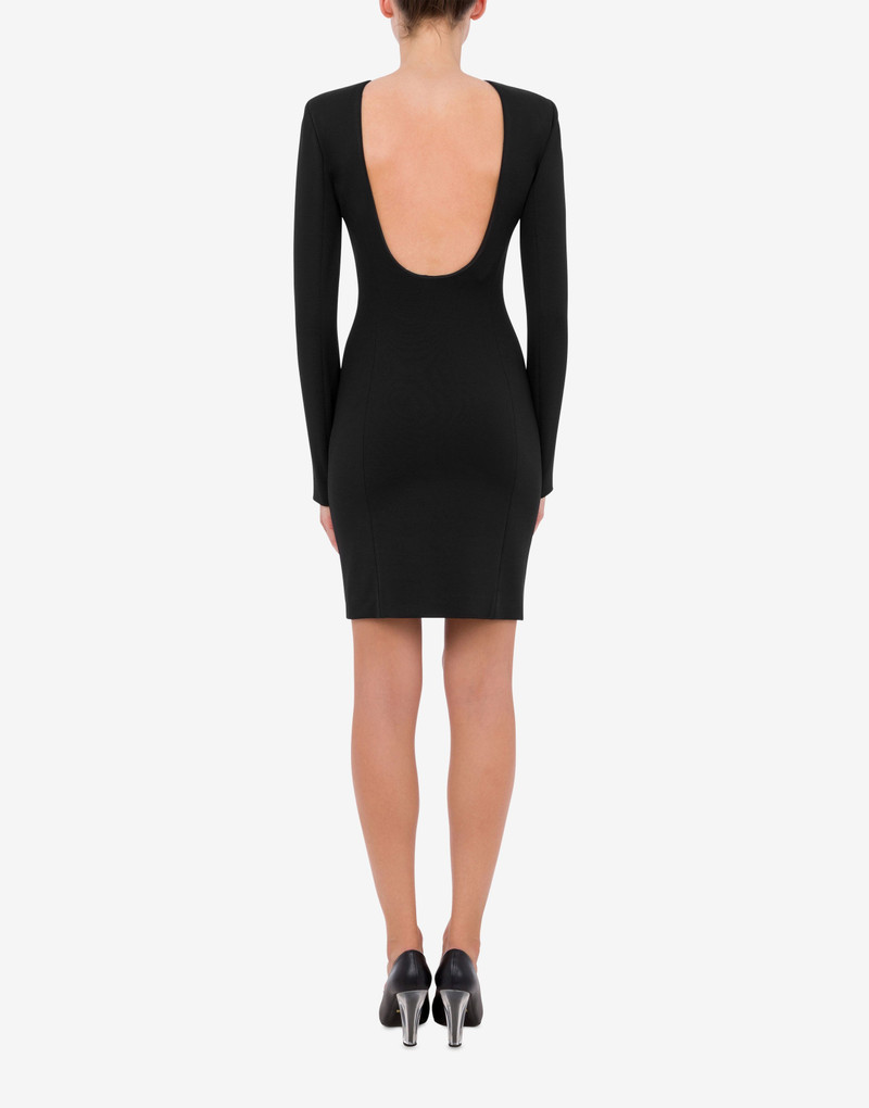 INFLATABLE HEART DOUBLE JERSEY DRESS 3