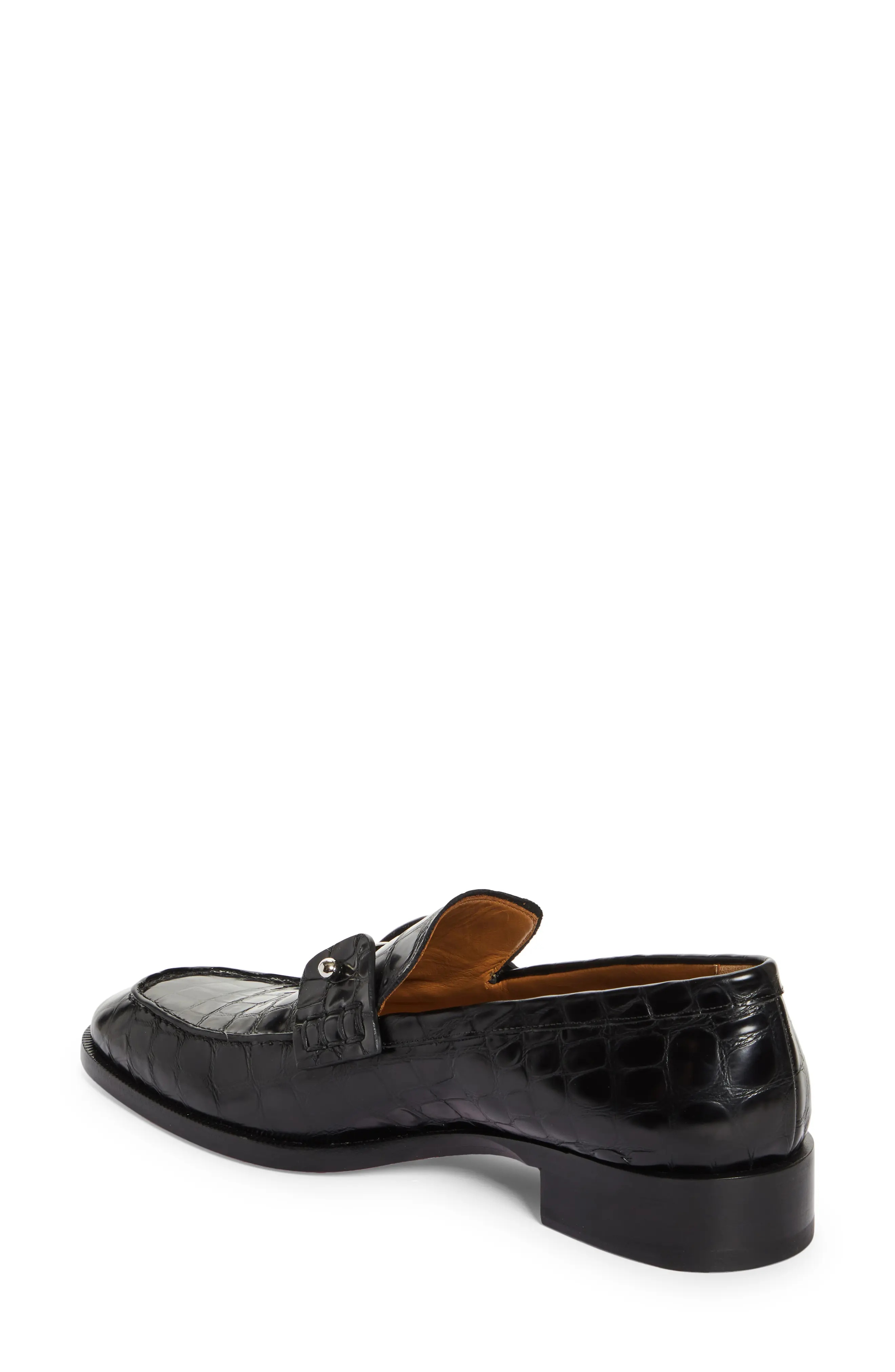 Chambelimoc Ali Croc Embossed Loafer - 2