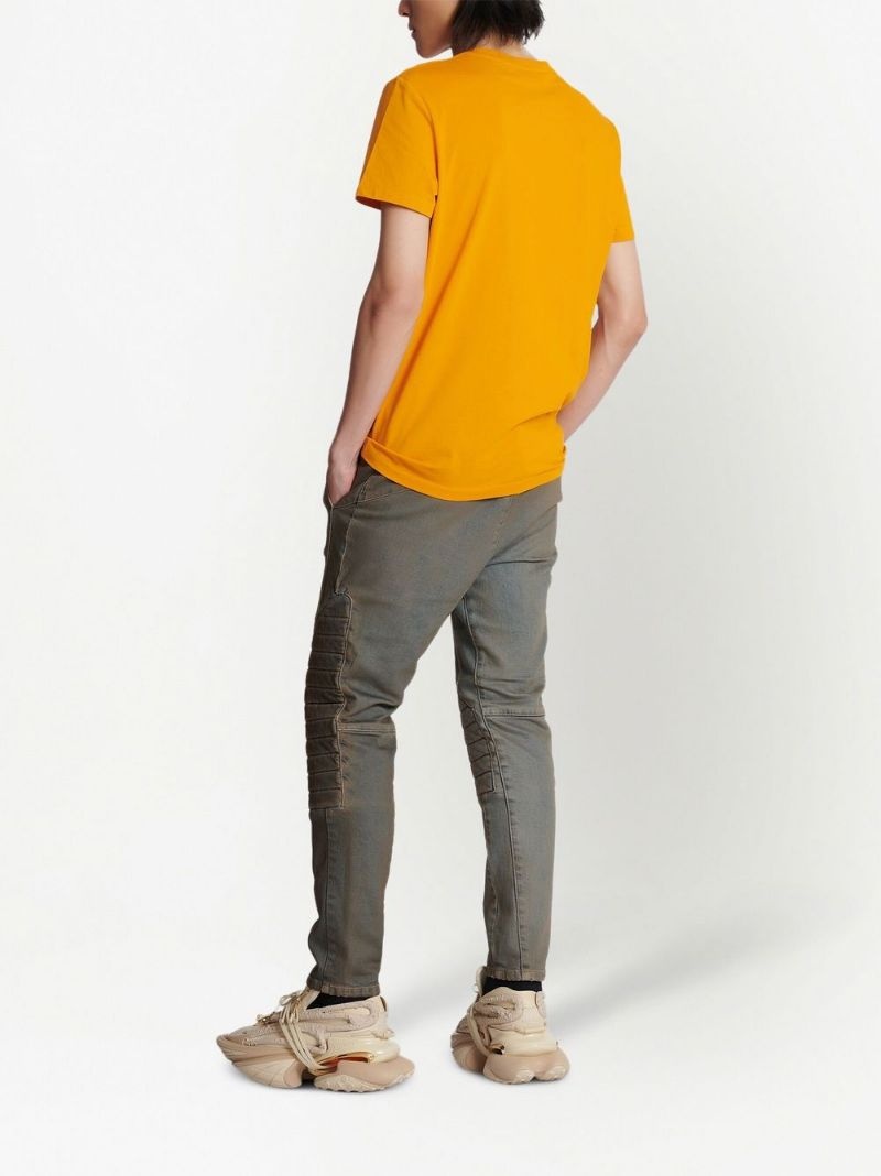 logo-print cotton T-shirt - 4