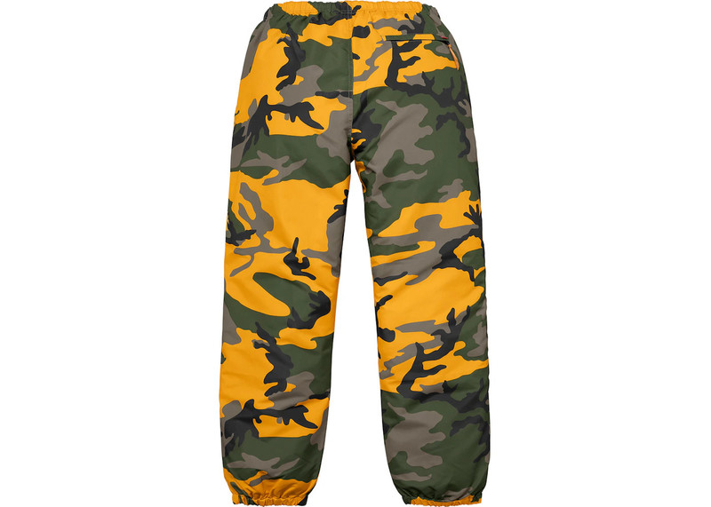 Supreme Supreme Warm Up Pant Yellow Camo outlook
