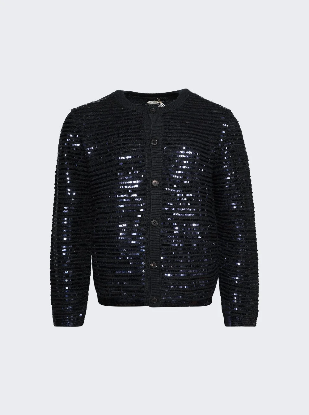 Sequin Spotlight Cardigan Black - 1