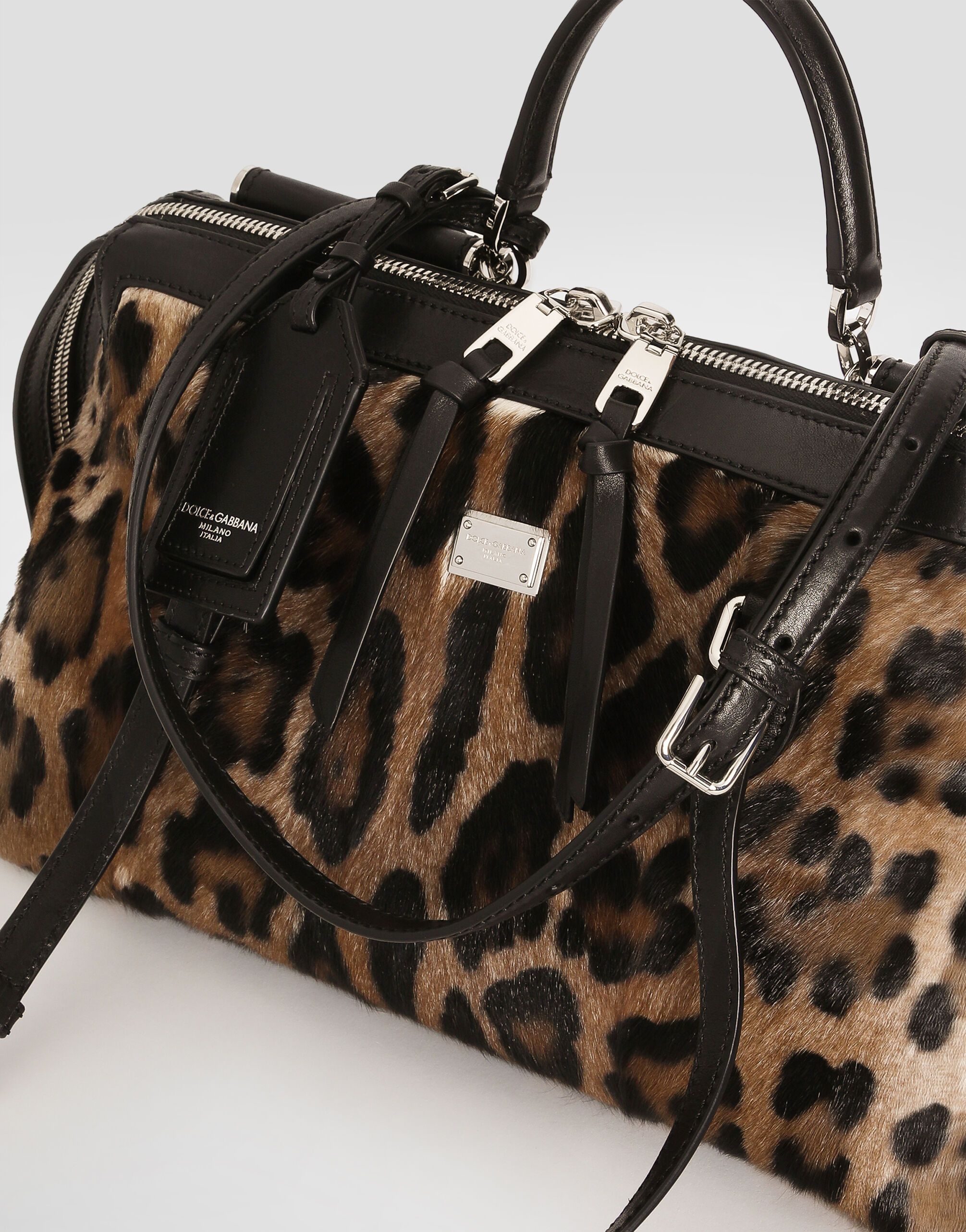 Leo-print Vittoria bag - 5