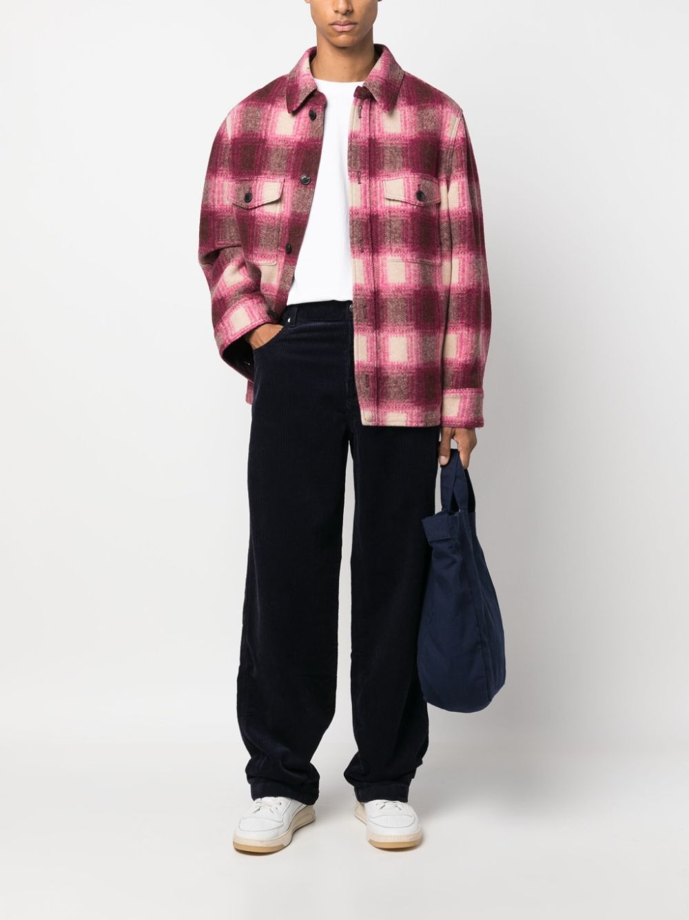 corduroy straight-leg trousers - 2