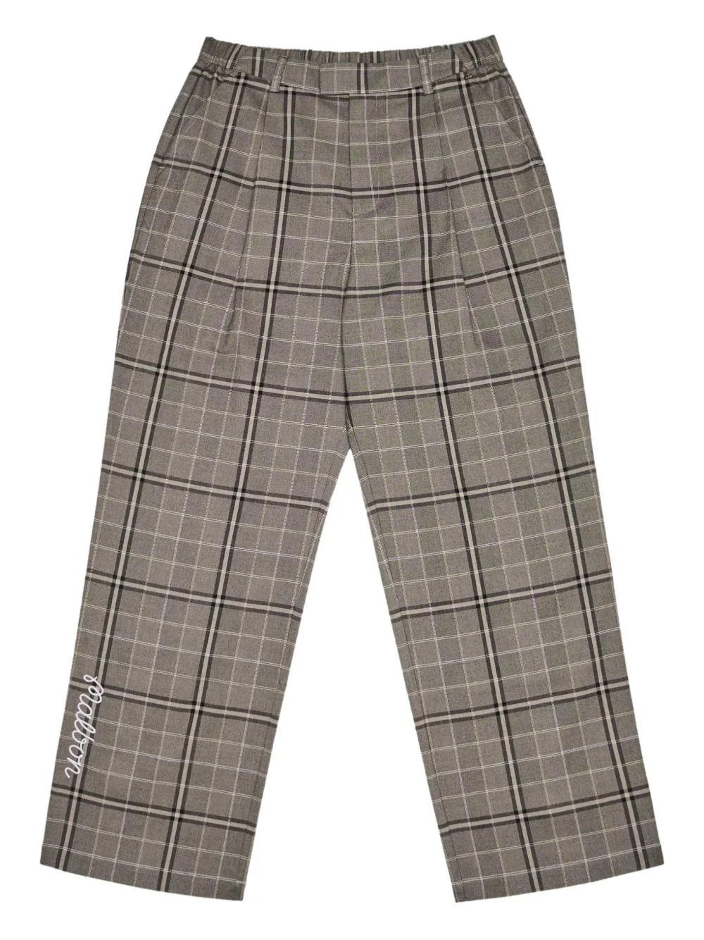 Emmett plaid trousers - 1