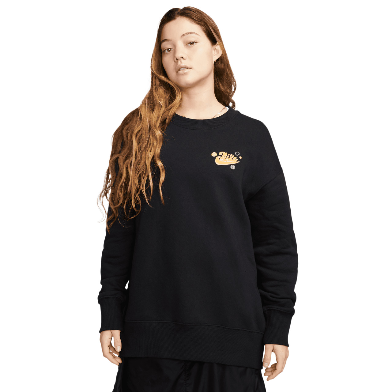 Nike Womens Nike NSW Phoenix Fleece OS Happy Crew - 1