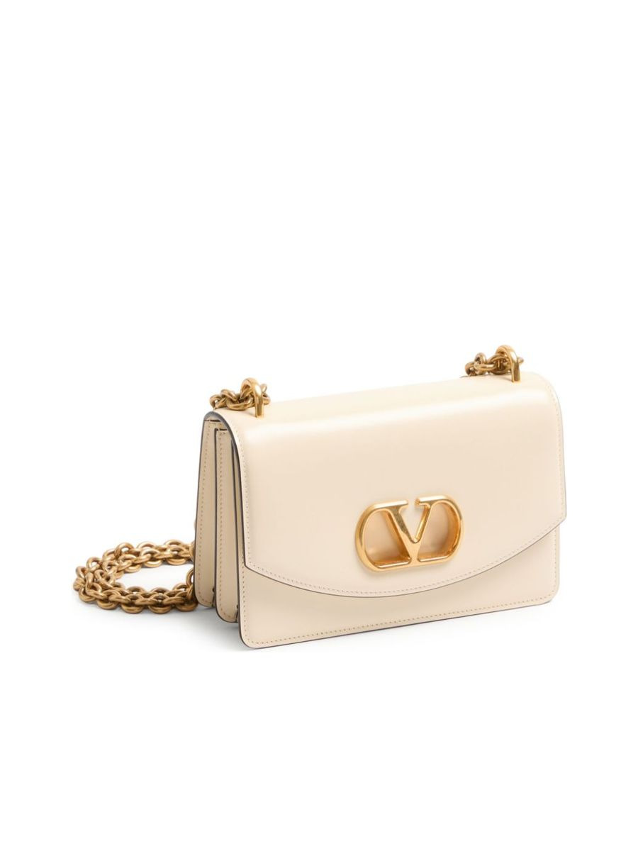 Small Vain Leather Shoulder Bag - 2